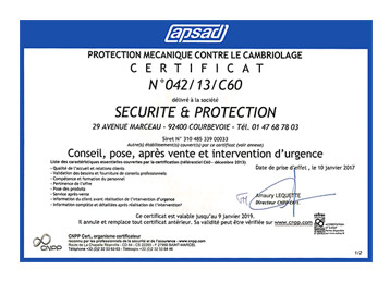 Certification A2P - La protection certifiée contre les cambriolages